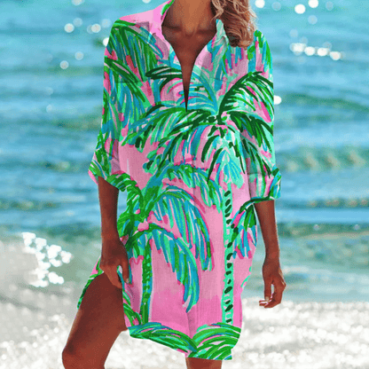 Image of Karen | Women's Button-Down Mini Dress