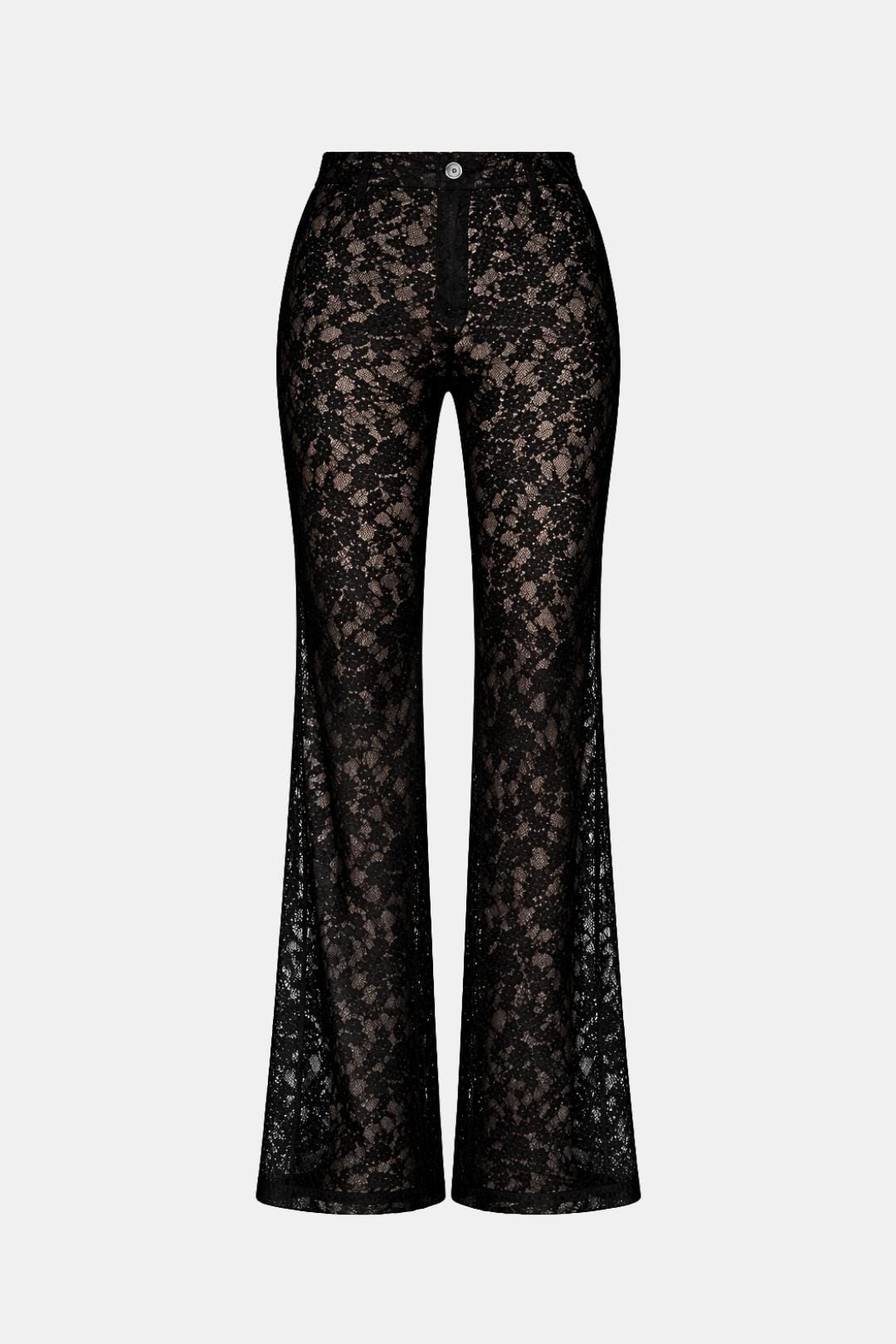 Women's High Waisted Lace Flare Pants - Vonnera