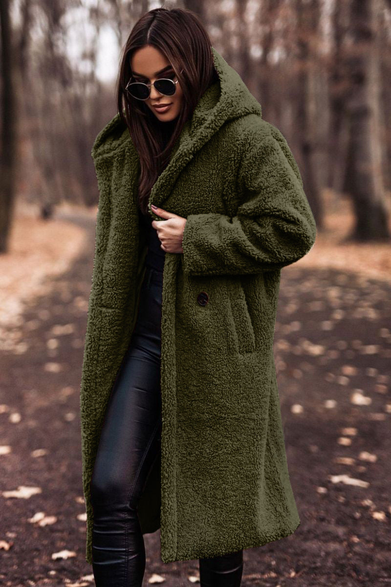 Image of Karen | Women's Hooded Long Coat