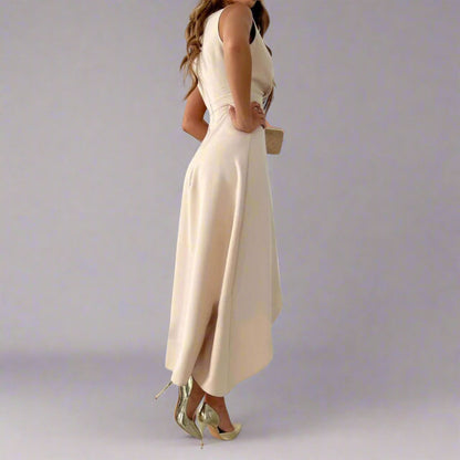Image of Karen | Women's Sleeveless A-Line Midi Dress