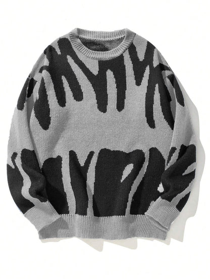 Women's Oversized Graphic Crewneck Sweater - Vonnera