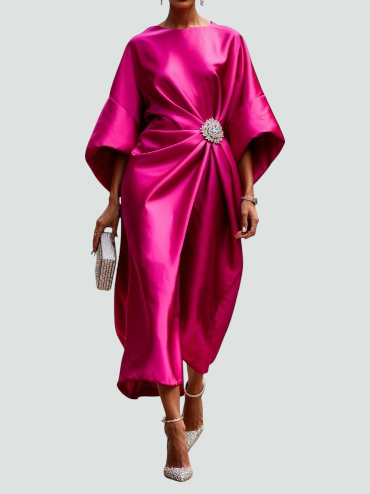 Women's Midi Wrap Dress