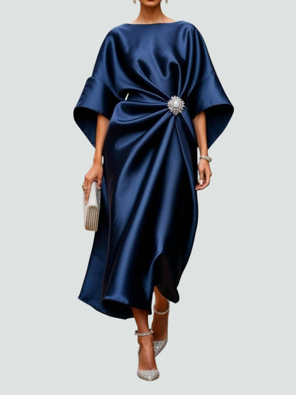 Women's Midi Wrap Dress - Vonnera