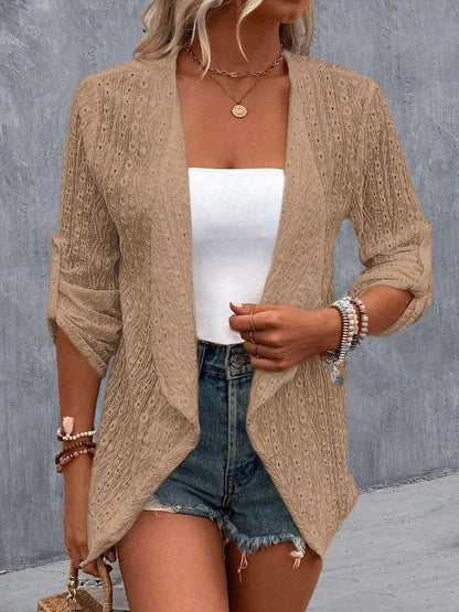 Image of Kayla | Women's Open Front Lightweight Cardigan
