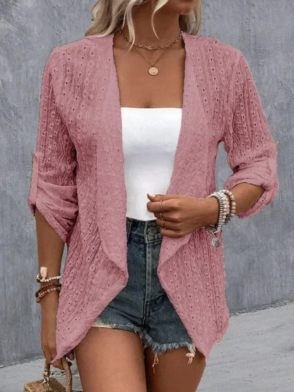 Image of Kayla | Women's Open Front Lightweight Cardigan