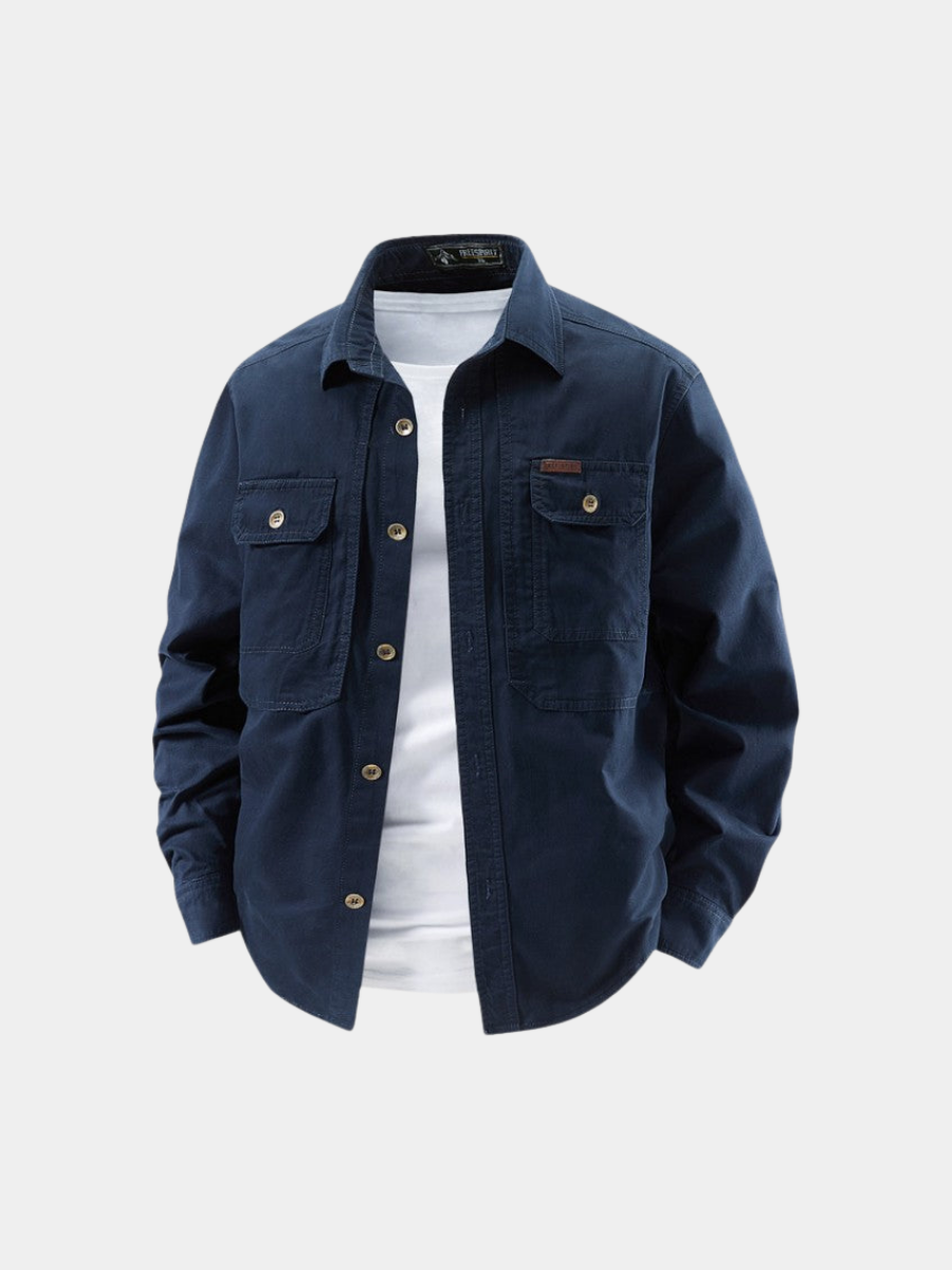 Men's Button Down Utility Shirt - Vonnera