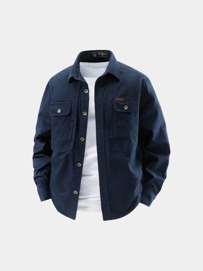 Men's Button Down Utility Shirt - Vonnera