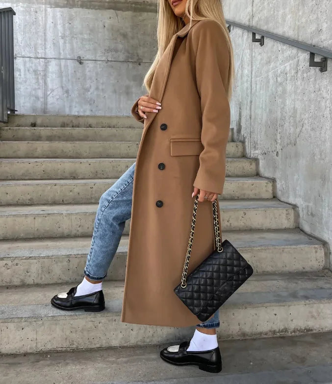 Image of Kendra | Women's Double-Breasted Coat