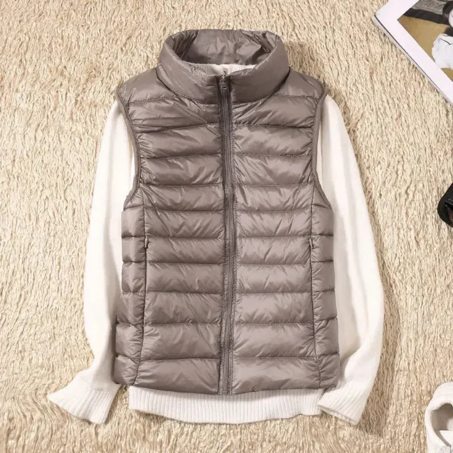 Women's Windbreaker Body Warmer Zip Up