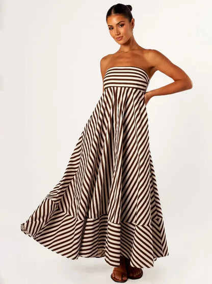 Image of Kiara | Women's Strapless Maxi Dress