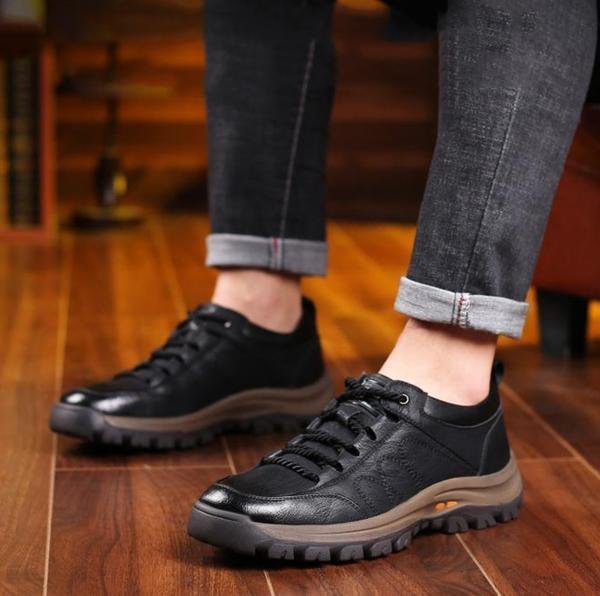 MEN'S LEATHER ORTHOPEDIC SHOES