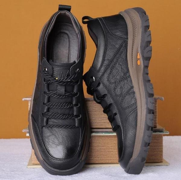 MEN'S LEATHER ORTHOPEDIC SHOES