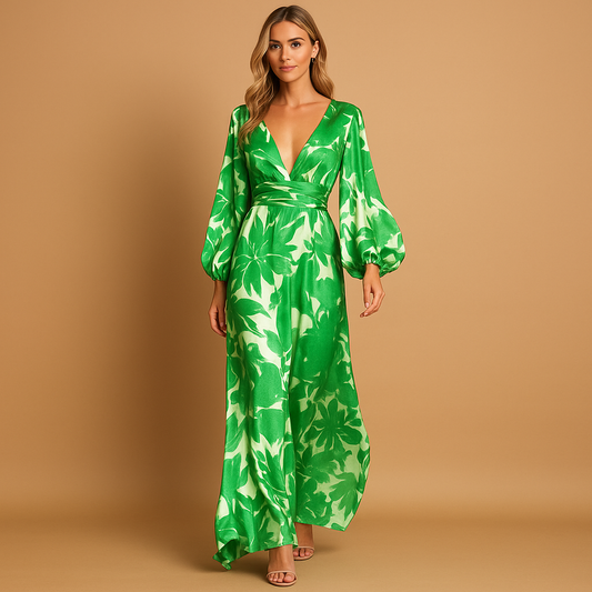 Women’s knee length elegant dress with flattering fit and breathable fabric, ideal for weddings, dinners, parties, and stylish everyday occasions.