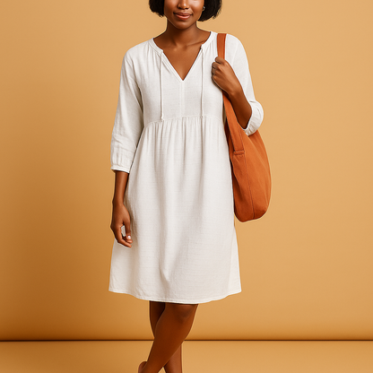 Women's Knee Length Summer Dress - Vonnera