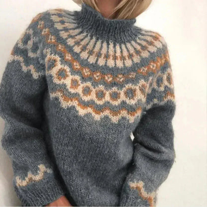Women's Knitted Wool Sweater - Vonnera