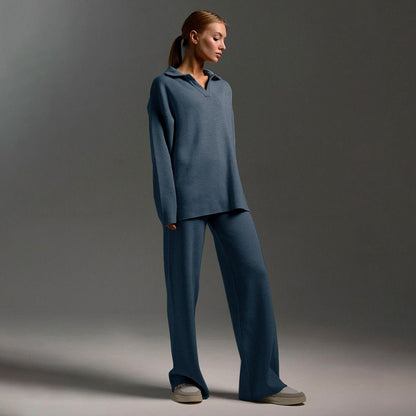 Women's Long Sleeve Wide Leg Tracksuit
