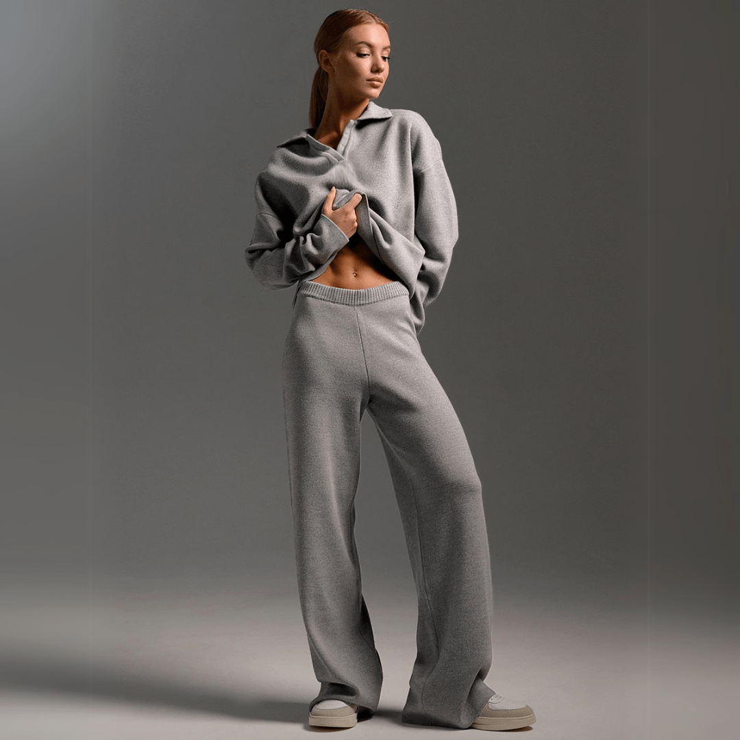 Women's Long Sleeve Wide Leg Tracksuit
