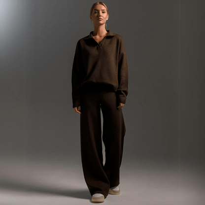 Women's Long Sleeve Wide Leg Tracksuit