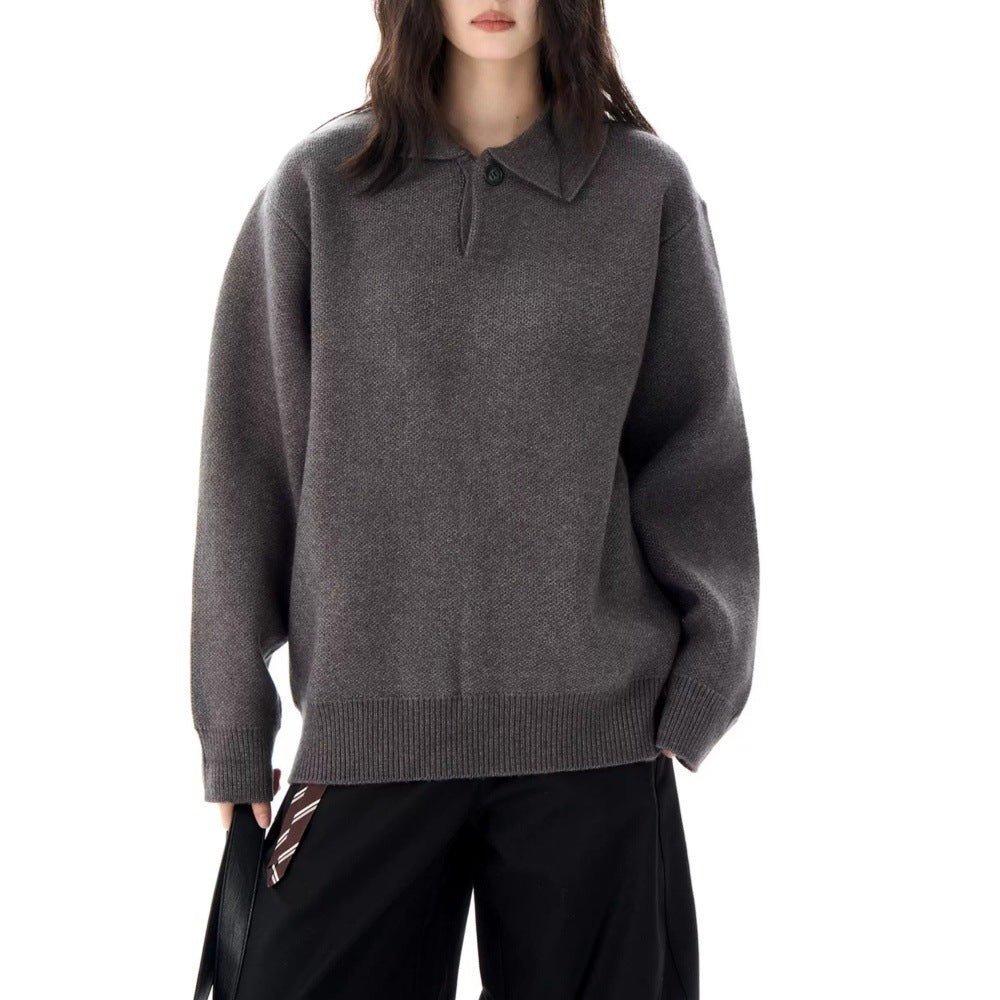 Women's Collared Sweater Pullover - VibreMode