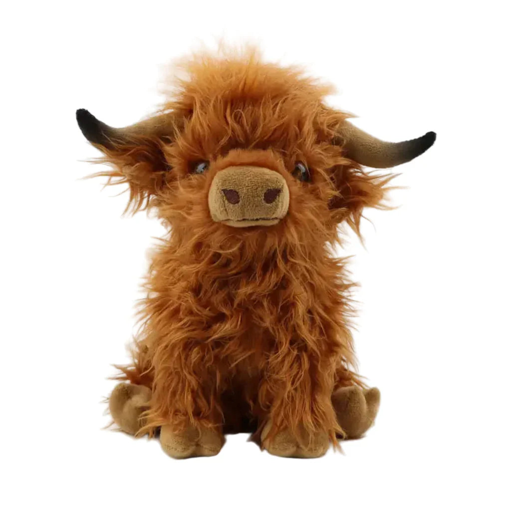 Highland Cow Plush Toy Soft Stuffed Animal Companion - Vonnera
