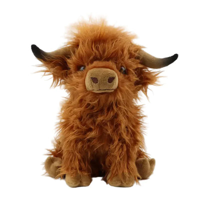 Highland Cow Plush Toy Soft Stuffed Animal Companion - Vonnera
