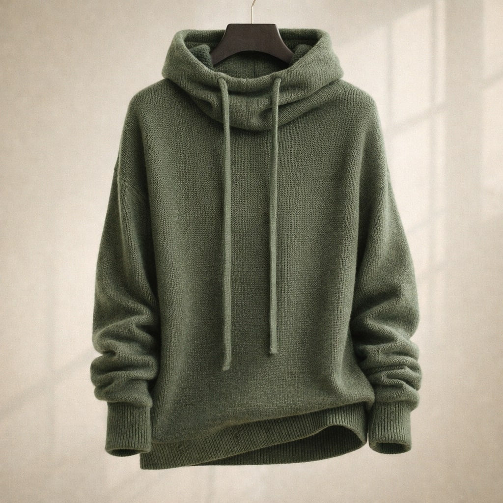 Women's Hooded Cowl Neck Sweater - Vonnera