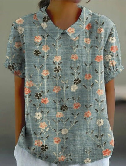 Image of Kylie | Women's Relaxed Fit Floral Blouse