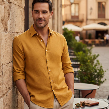 Men's Soft Cotton Linen Summer Shirt
