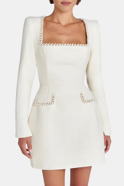 Women's Long Sleeve A-Line Mini Dress - VibreMode
