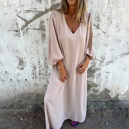 Women's Maxi Dress with Pockets - Vonnera