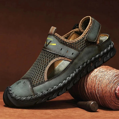 Image of Larry | Men's Closed Toe Adjustable Sandals