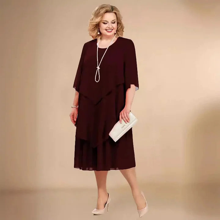 Laura Women's A-Line Midi Dress - Vonnera