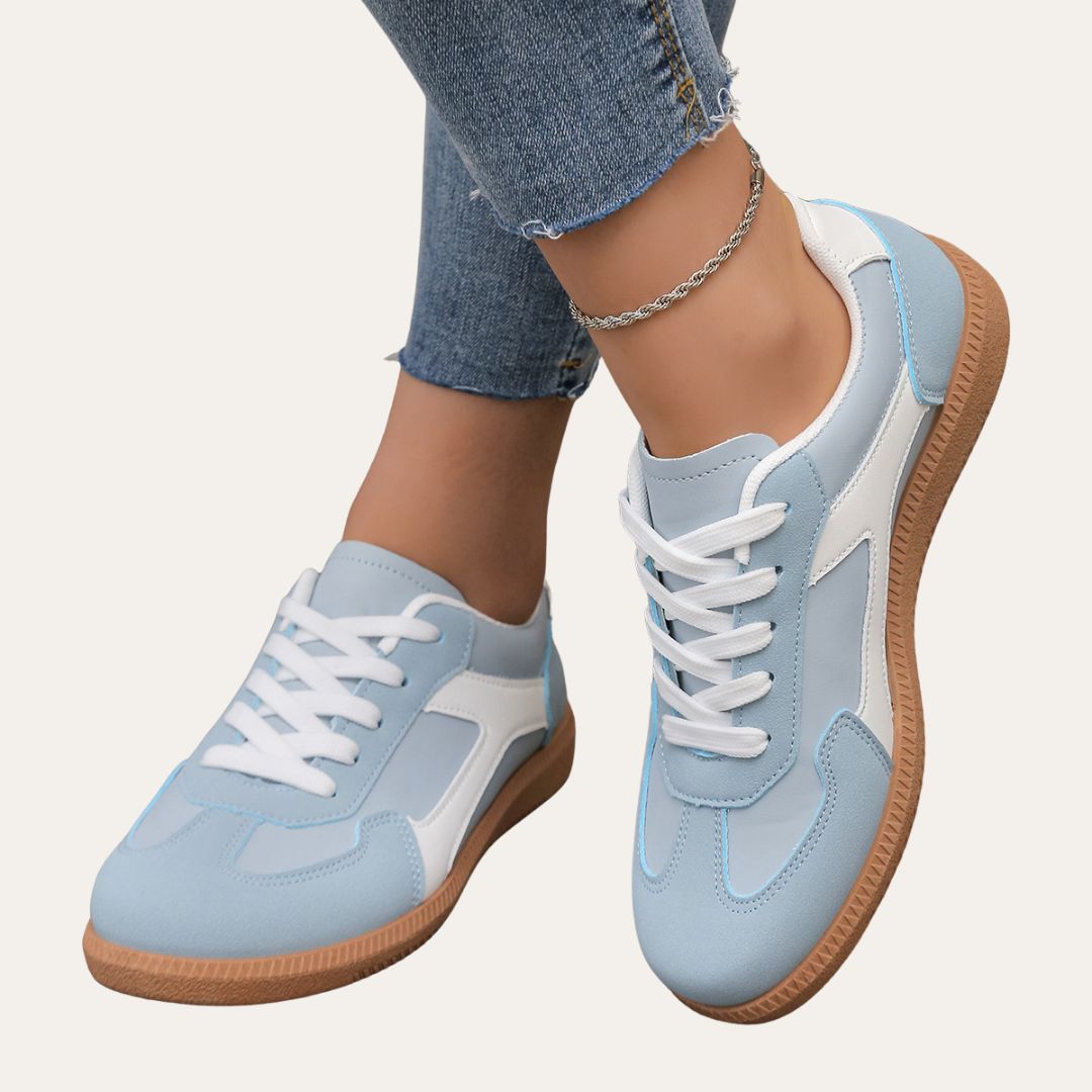 Women's Faux Leather Sneakers Comfortable