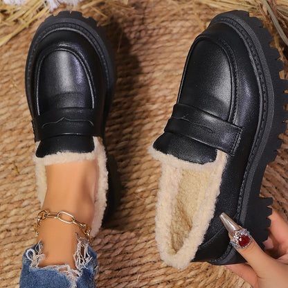 Women's Chunky Slip On Loafers - Vonnera