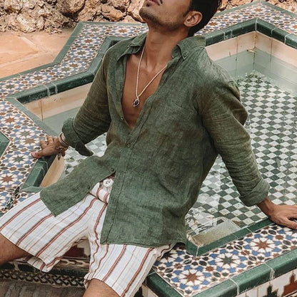 Image of Lee | Men's Button-Down Casual Shirt