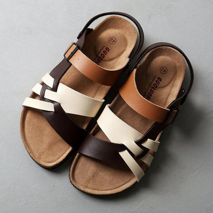 Image of Leonard | Men's Adjustable Strap Open Toe Sandals