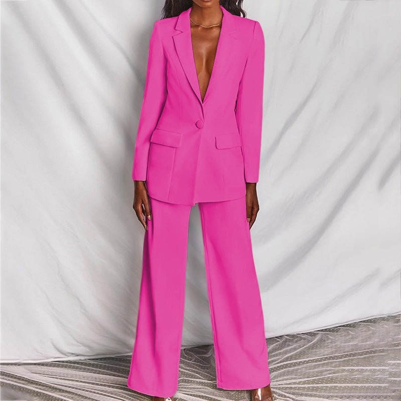 Women's Blazer And Trousers Set