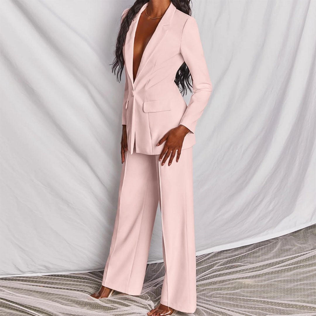 Women's Blazer And Trousers Set
