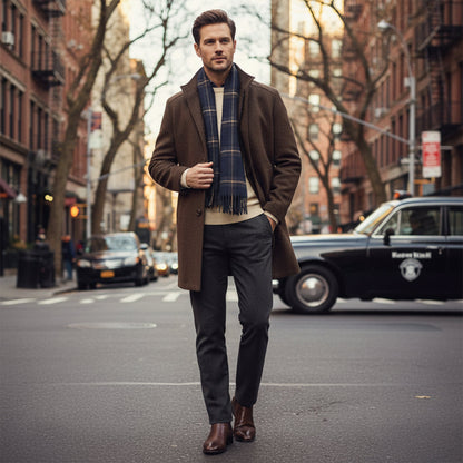 Men's Classic Wool Overcoat