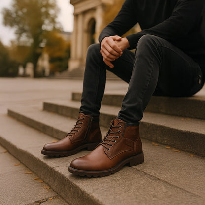 Men's Leather Combat Boots