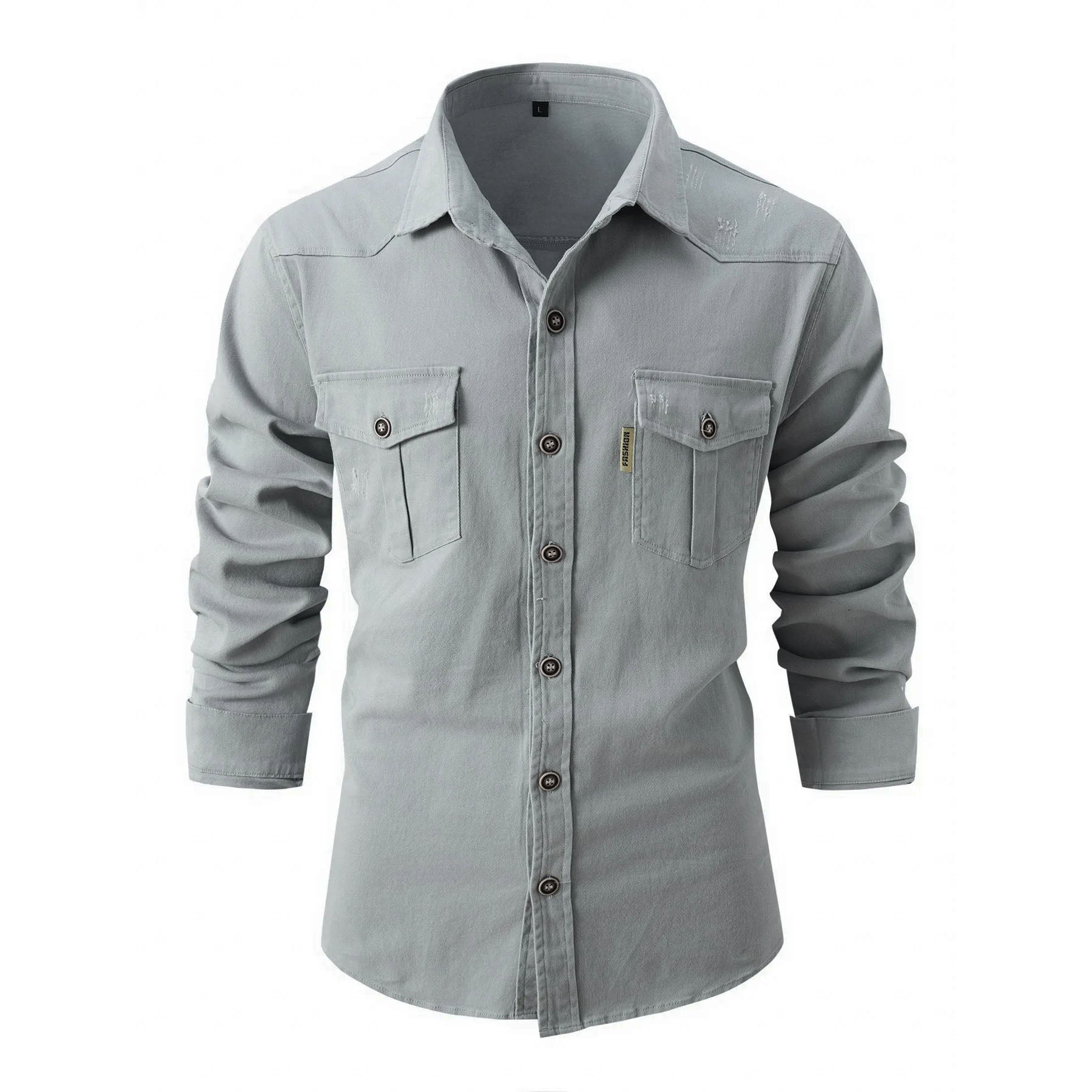Washed Cotton Shirt - Vonnera