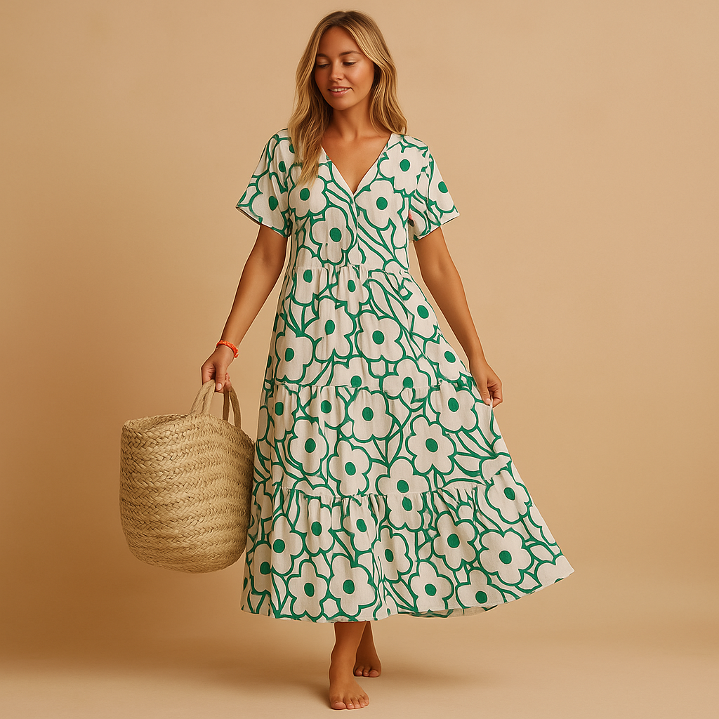 Women's Casual Summer Dress Short Sleeve - Vonnera