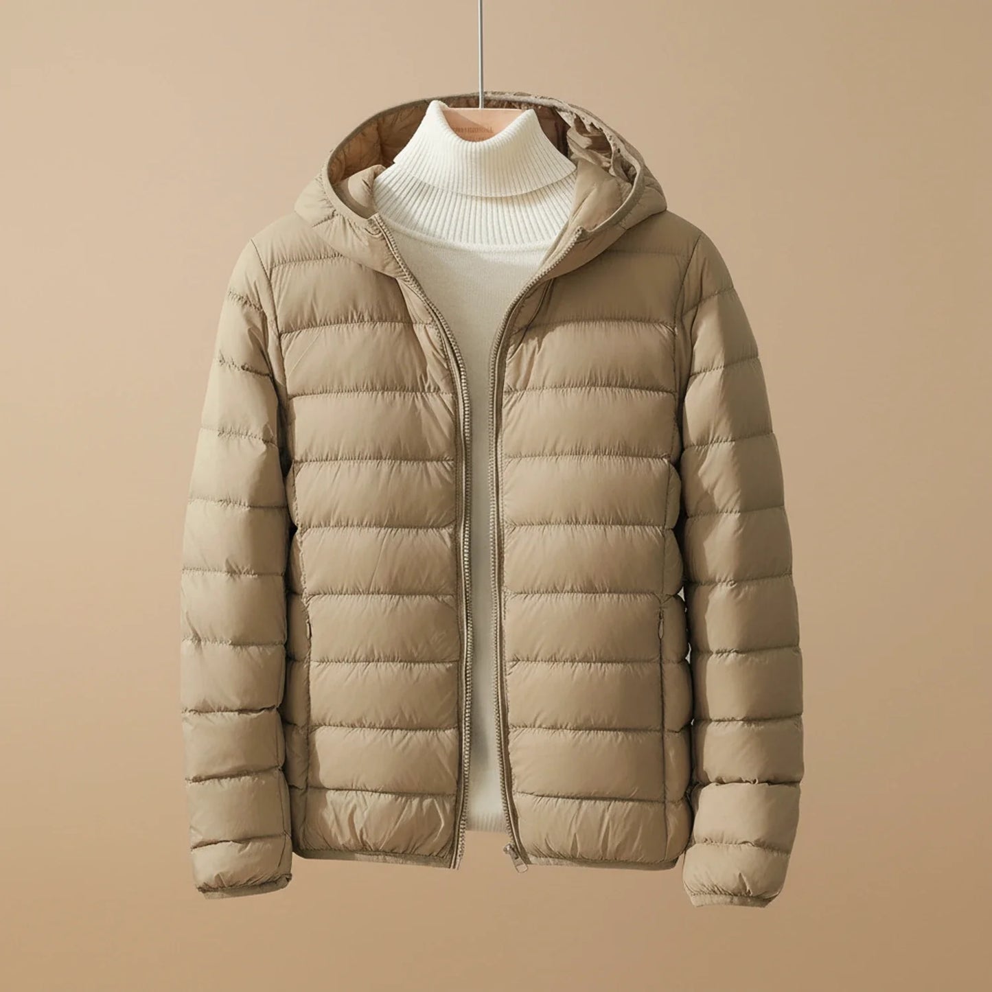 Women's Lightweight Hooded Puffer Jacket - Vonnera