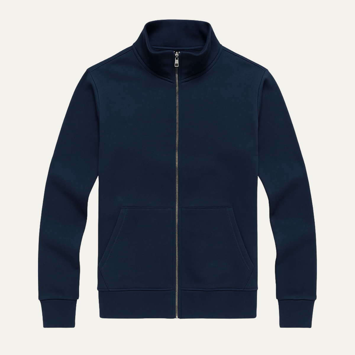 Men's Slim Fit Cotton Sweater Zip Up Casual - Vonnera