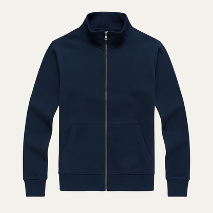 Men's Slim Fit Cotton Sweater Zip Up Casual - Vonnera