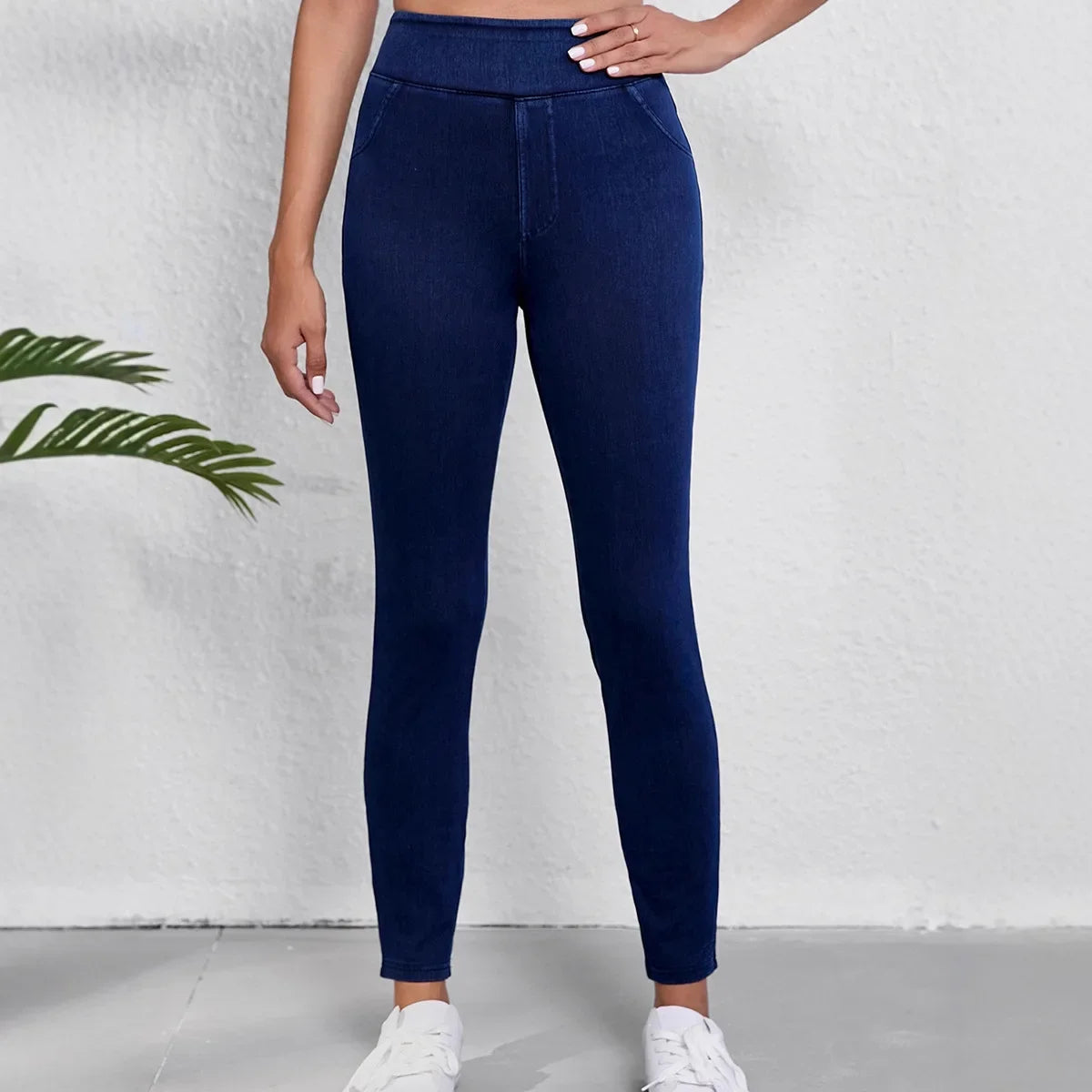 Women's High Waisted Skinny Jeans - VibreMode
