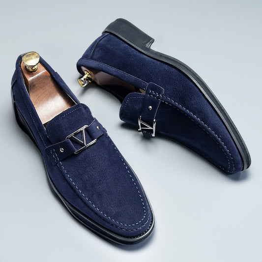 Men's Leather Loafer Shoe - Vonnera