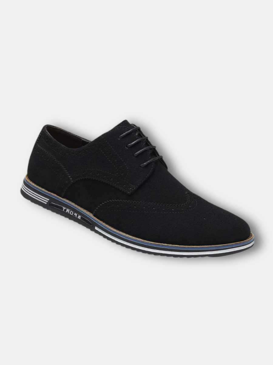 Men's Wingtip Oxford Shoes Lace-Up Leather - Vonnera