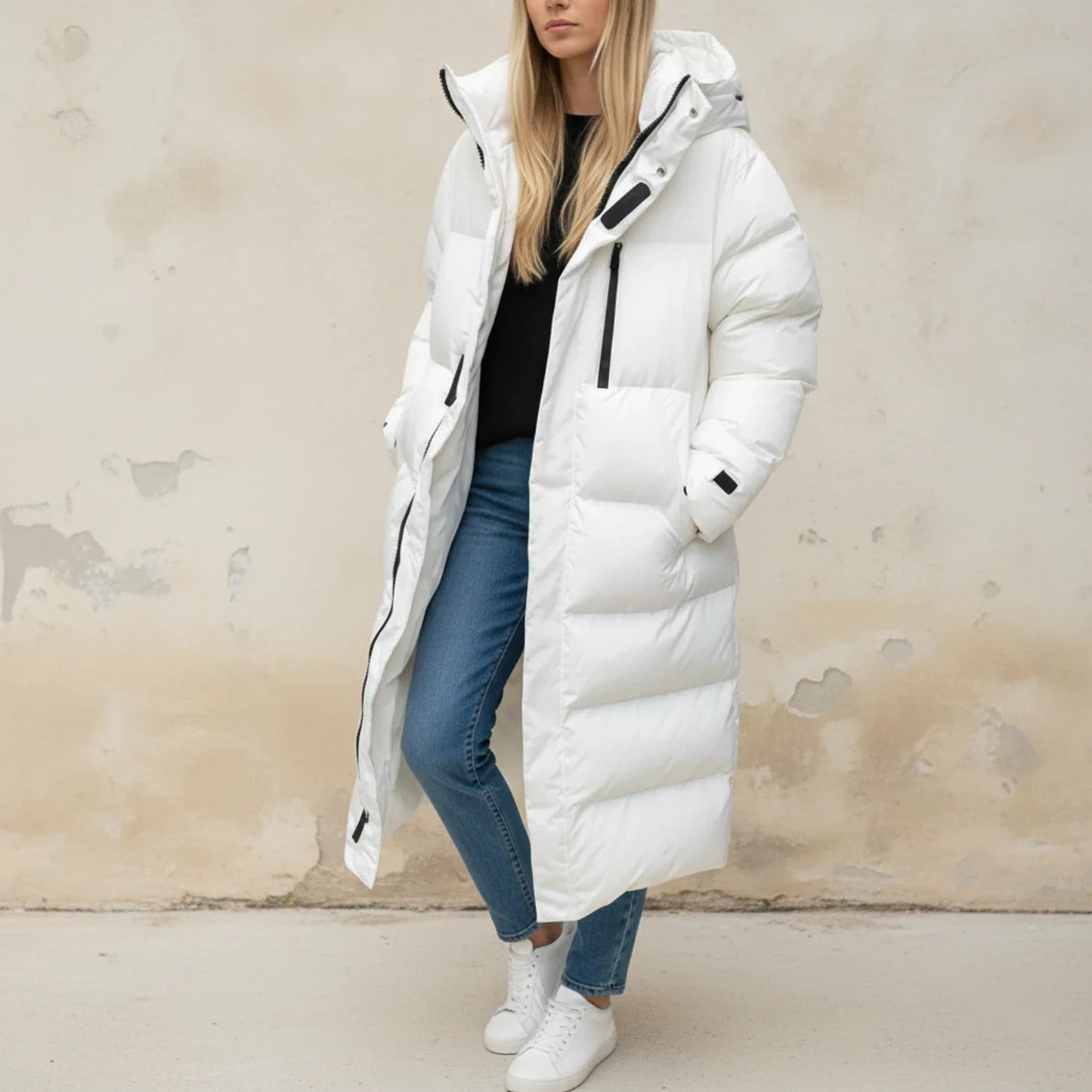 Women's Long Puffer Winter Coat