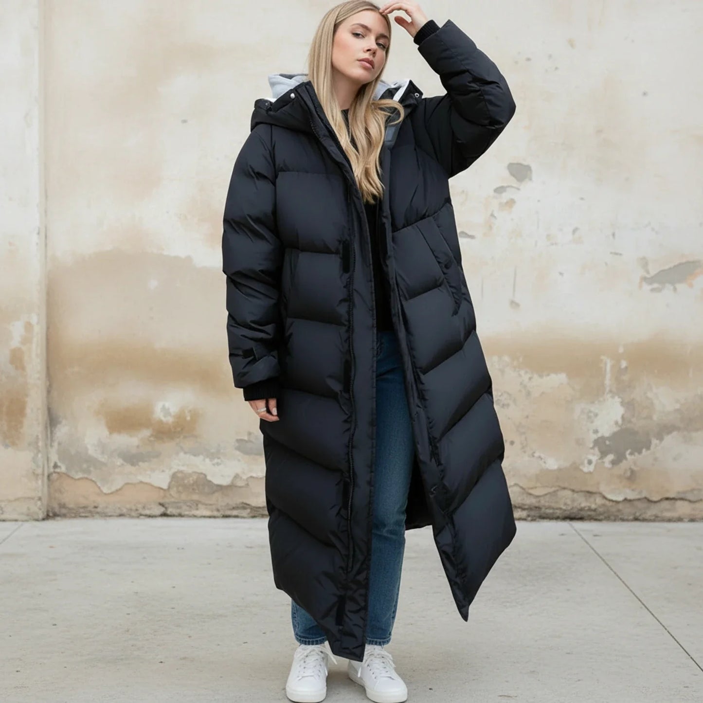 Women's Long Puffer Winter Coat